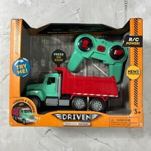 DRIVEN by BATTAT Remote Control Dump Truck Toy Lights Sounds Soft Wheels NEW